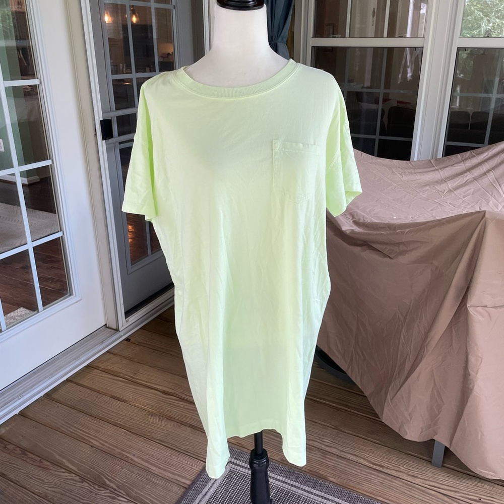 Old Navy neon shirt dress